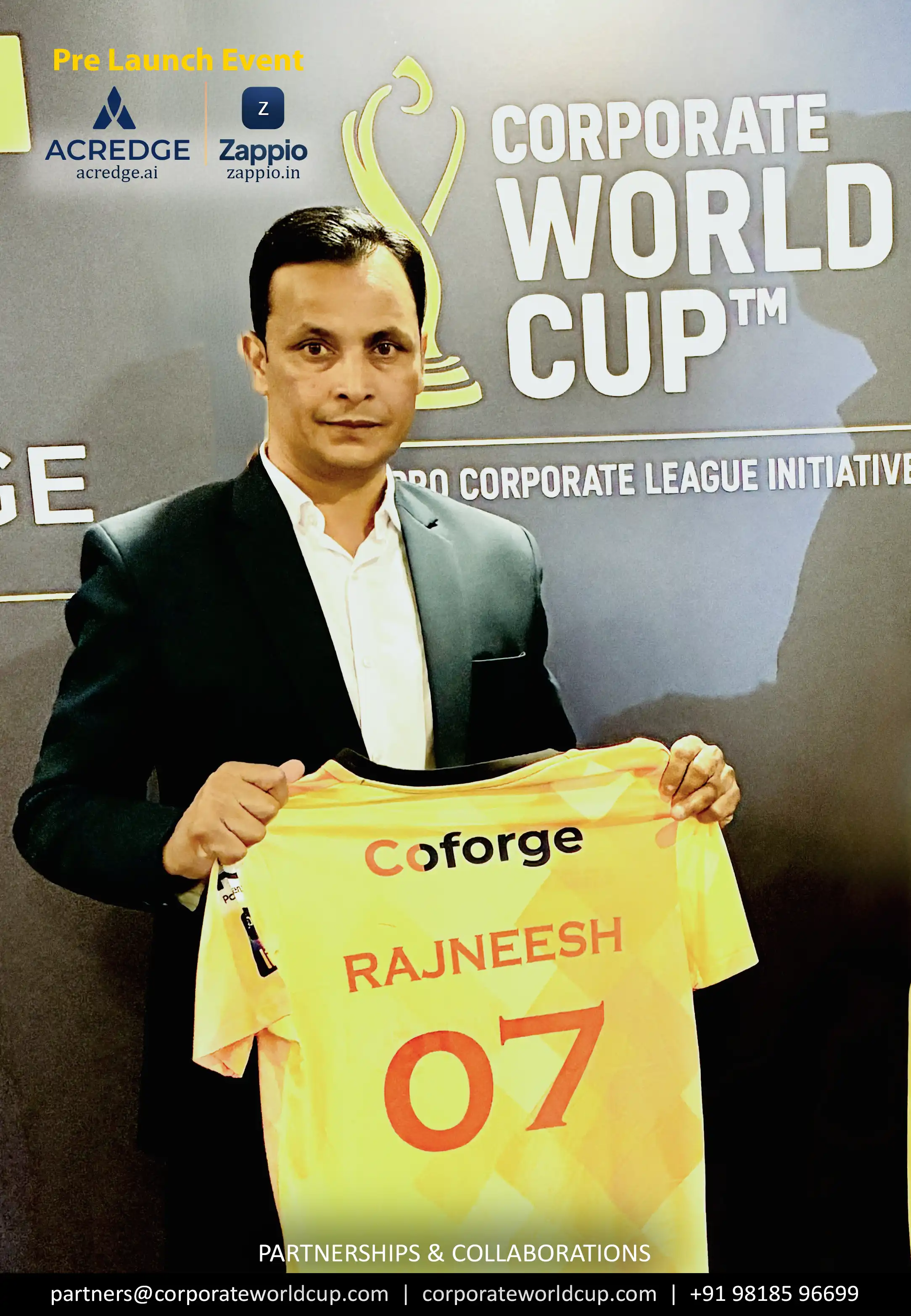 Guests and partners at the Corporate World Cup launch